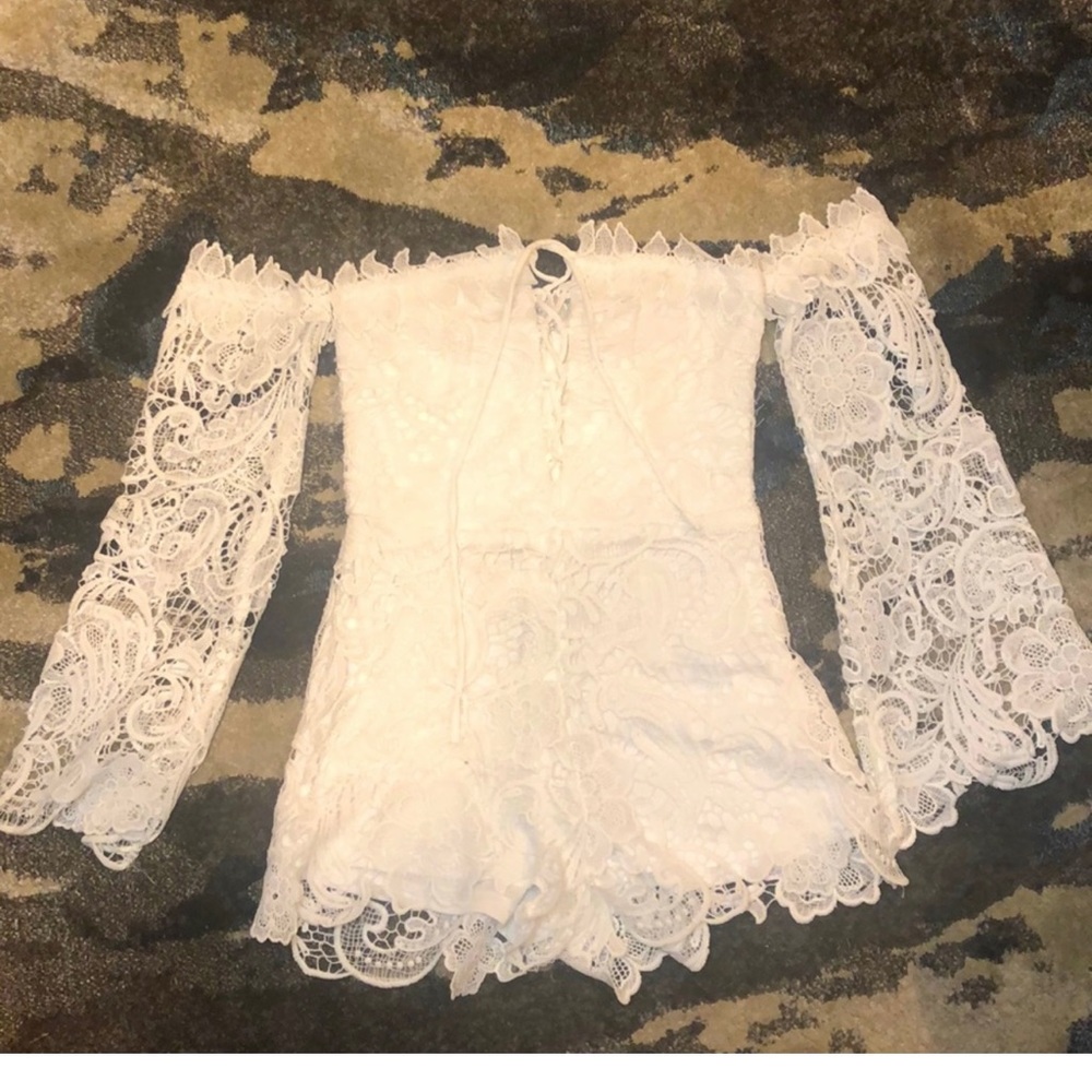 Beautiful white romper